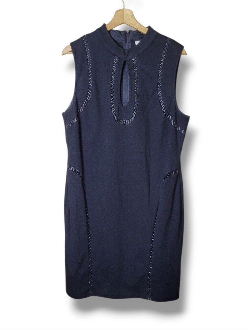 Bisou Bisou Black Sleeveless Dress 16W